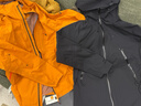 迪卡侬硬壳冲锋衣男女户外休闲登山徒步防风防水夹克风衣MH500外套 玄武黑（男女同款）- 亚洲款 新款上市 M 实拍图