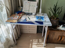 全品屋 可折叠桌电脑桌台式学生长条桌卧室简易书桌写字学习桌桌子办公 长80CM*宽60CM*74CM 实拍图