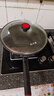 炊大皇炒锅不粘锅少油烟加大平底多用煎炒锅32cm磁炉通用健康JK74041 实拍图