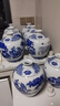 青花酒瓶 1/2/3/5斤装景德镇陶瓷空酒坛子家用密封窖藏泡酒罐酒壶 5斤青花八仙 实拍图