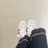 阿迪达斯adidas三叶草贝壳头SUPERSTAR男女休闲鞋EG4958 40码 实拍图