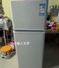 TCL 116升二级能效双开门两门二门养鲜冰箱小户型小型家用节能电冰箱租房国家补贴118升级款R116L5-B 实拍图
