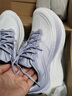 安踏女鞋叶子6跑步鞋女2025秋冬季新款加厚密网厚底增高休闲运动鞋子 -3象牙白/淡紫灰【密网加厚版】 37.5 实拍图