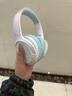 西伯利亚（XIBERIA）羽DM02 金标主动降噪 无线头戴式蓝牙耳机 超长续航 音乐游戏网课耳麦 适用于安卓苹果手机通用 DM02【天青白】礼盒版 实拍图