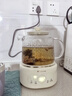 小熊（Bear）全玻璃壶体养生壶恒温壶 办公室多功能煮茶壶花茶壶 0金属养生杯 24h预约24h保温 1L YSH-P10Q7 实拍图