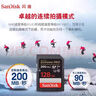 闪迪（SanDisk）sd卡128g存储卡256g高速佳能相机内存卡4k富士储存卡索尼闪存 128G黑卡V30 200MB/s【4K高清】 标配 实拍图