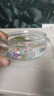 水培玻璃花瓶透明碗莲荷花铜钱草盆缸养睡莲的专用花盆鱼缸植物器 1个小号肚径15厘米 加厚材质 实拍图
