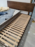 源氏木语实木床卧室双人床小户型黑胡桃木月兮大板床1.8*2.0米高铺京享家 实拍图