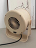 嘉柏兰【国标3C认证】取暖器桌面暖风机办公室电暖器家用电暖气小型电暖风迷你热风机学生桌面取暖电器 【米白色】3C认证+多档调节+节能省电 实拍图