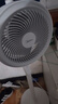 美的（Midea）空气循环扇电风扇落地扇立式轻音节能家用风扇低噪大风量转页扇卧室宿舍摇头循环轻羽扇国家补贴 【整屋循环 四季可用】FGA24TS 实拍图