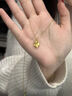 中国黄金（CHINA GOLD）18K金四叶草吊坠女款百搭K金项链新年好生日520送女朋友老婆礼物 18K金四叶草吊坠约0.15g【赠银链】+玫瑰礼盒 实拍图