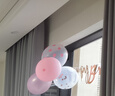 多美忆 生日场景布置女孩生日气球装饰周岁快乐室内布置成人粉色亮片1对 实拍图