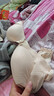 婧麒（JOYNCLEON）前开扣小贝壳哺乳内衣女薄款聚拢怀孕期产后喂奶睡觉孕妇文胸 樱花粉-升级款 XXL 实拍图