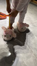 Hello Kitty女童棉鞋冬儿童室内家居鞋小孩保暖亲子棉拖鞋 美乐蒂粉 34-35码 实拍图