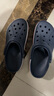 卡骆驰（CROCS）洞洞鞋贝雅卡骆班轻便耐磨一脚蹬休闲鞋|205089 黑色/白色-066 37 /38(230mm) 实拍图