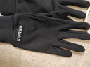 迪卡侬户外运动男女跑步健身骑行轻薄舒适保暖触屏手套纯黑色M-4564125 实拍图