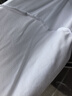 战浩【2件】冰丝莫代尔棉短袖t恤男夏季青年薄纯白色打底衫圆领半袖体 白色+蓝色 3XL 建议【165-185斤】 实拍图
