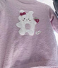 戴维贝拉（DAVE＆BELLA）小童毛衣男童上衣雪尼尔半边绒女童衣服儿童针织衫春秋宝宝套头衫 紫粉色 100 cm（建议身高90-100cm） 实拍图