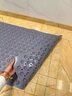 七七家浴室洗澡防滑地垫卫生间淋浴脚垫多功能按摩防摔垫子 灰色36*70cm 实拍图