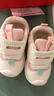 Ginofu童鞋机能鞋春秋款单鞋学步鞋宝宝软底防掉小童一岁男女小童宝宝鞋 粉色K96 16 内长12.3脚长约11.4-11.8 实拍图