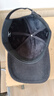 德西纳（denssyne）不褪色帽子男秋冬品牌户外鸭舌帽冬季加绒保暖黑色中老年棒球帽 [冬季加绒] 黑色 均码 可调节(55-60cm) 实拍图