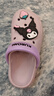 猪爸爸儿童拖鞋女童6-12岁夏季家居室内女宝宝洗澡防滑三丽鸥洞洞鞋紫22 实拍图