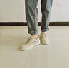 森馬男鞋2025秋季新款休闲百搭小白鞋子男士软底轻便厚底增高板鞋男款 米色 38 实拍图