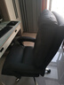 顾全C533家用老板椅舒适久坐办公椅电脑椅可躺工学椅子环保真皮座椅 黑色 真皮（更高品质之选) 实拍图