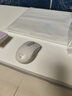联想（Lenovo）小新蓝牙鼠标M1 商务办公 轻音无线鼠标 适用小新拯救者 笔记本平板通用 雾白（仅蓝牙连接） 实拍图