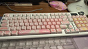 狼蛛（AULA）S98无线机械键盘蓝牙/2.4G/有线三模连接全键热插拔gasket结构2U0全键无冲客制化游戏电竞办公键盘 【有线版】S98大芽之糖-冰蓝光 青轴 实拍图
