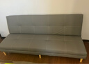 沙发小户型出租屋折叠多功能沙发客厅新款公寓卧室折叠两用沙发床 深灰色【免洗猫爪皮】 1.8米三人位 实拍图