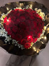 幽客玉品鲜花速递红玫瑰花束表白送女友老婆生日礼物全国同城配送 52朵红玫瑰心形花束 实拍图