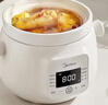 美的（Midea）电炖锅煲汤锅炖汤锅1.5h快炖 陶瓷炖汤盅母婴辅食锅燕窝熬粥 1.5L电炖盅白瓷柔炖大功率MD-DGE1556 实拍图