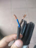 珠江电力广东珠江电缆ZC-RVV黑色护套线纯铜户外三相防水三芯/4/5芯电缆线 国标2芯1平方 1米价（需要几米拍几个）不切断 实拍图