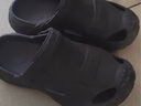 稻草人洞洞鞋男士钓鱼凉鞋工装户外穿运动大码防滑涉水沙滩拖鞋黑 38-39 实拍图