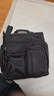 梵者斜挎包男包多功能手提包时尚潮流单肩包休闲简约男士轻便邮差包男 黑色 实拍图