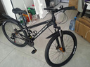 凤凰免安装山地自行车成人男女学生可锁减震变速油碟双培林轴承山地车 黑色/铝合金培林轴承/全组装 27.5英寸（身高170-190左右） 线碟/24速禧玛诺M315指拨+TZ500变速 实拍图