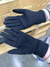 回力（Warrior）手套冬天女男士骑行手套加绒保暖手套防寒防风户外骑开车棉手套 黑色 均码 实拍图