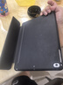 ALittleFlower适用ipad6/5保护套 iPadair1/air2保护壳9.7英寸苹果平板电脑三折支架超薄磨砂全包防摔石墨黑 实拍图
