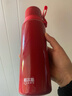 哈尔斯保温杯316L不锈钢大容量男女士高颜值生日伴手礼品盒 红色660ml 实拍图