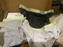 蕉内（Bananain）301S女士三角精梳棉内裤撞色腰带7A抗菌中腰本命马年红色礼盒3件 【加弹款】渐变粉腰-花灰色系 3条 2XL 实拍图