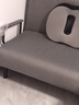 沙发床两用可折叠单人客厅布艺办公室午休简易卧室可拆洗 浅灰【100*190cm】 【折叠布艺沙发床】 实拍图