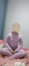 俞兆林儿童保暖内衣套装女童蚕丝羊毛秋衣秋裤女孩宝宝睡衣打底内穿大童 实拍图
