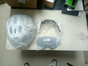 洛克兄弟（ROCKBROS） 骑行头盔带风镜山地公路自行车头盔男女一体成型炫彩安全帽 白色 ：58-62cm 灰色镜片 实拍图