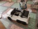 好孩智儿童电动车可坐大人六轮双人遥控车亲子越野玩具车6岁小孩宝宝礼 白色/六驱超大电+耐磨轮+可坐大人 实拍图