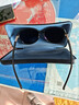 派丽蒙（PARIM）太阳镜女款偏光驾驶眼镜遮阳防晒墨镜女亮黑色框防紫外线大脸眼镜 实拍图