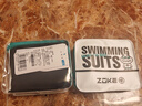洲克（ZOKE）青少年儿童泳裤男中大童三角专业竞技训练舒适120626816 黑色20 实拍图