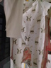 童泰（TONGTAI）婴儿连体衣秋冬季纯棉保暖宝宝衣服新生儿哈衣爬服睡衣棕色73cm 实拍图