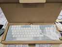 B.O.W航世 G100 有线机械键盘 电竞游戏客制化热插拔机械键盘 办公家用混彩背光键盘 白绿茶轴 实拍图