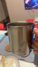 无印良品（MUJI）不锈钢双层马克杯 大容量男女办公学生水杯茶杯咖啡杯 银色490ml 实拍图